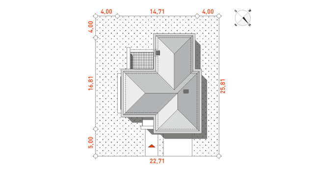 План на участке проект УНИКАЛЬНЫЙ 2