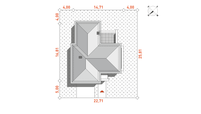 План на участке проект УНИКАЛЬНЫЙ 2