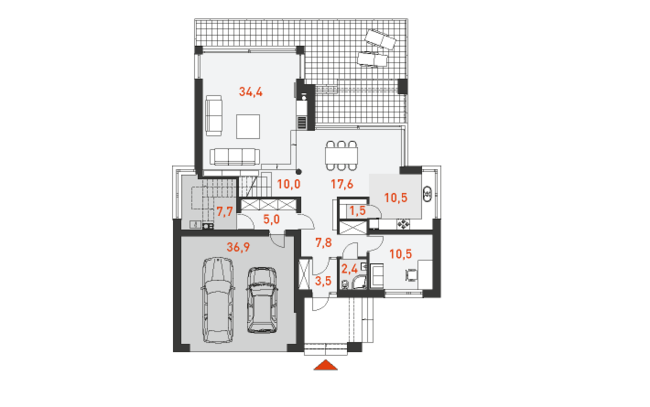 План этажа проект УНИКАЛЬНЫЙ 2