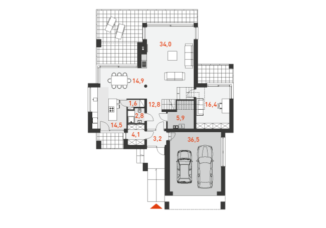 План этажа проект УНИКАЛЬНЫЙ 3