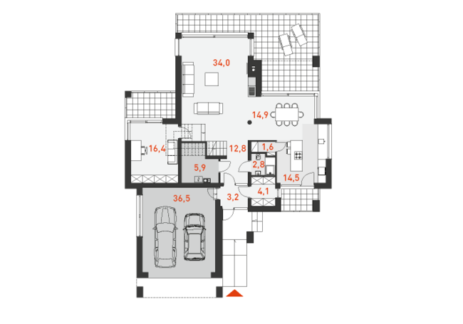 План этажа проект УНИКАЛЬНЫЙ 3