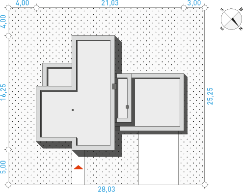 План на участке проект ОТКРЫТЫЙ 2