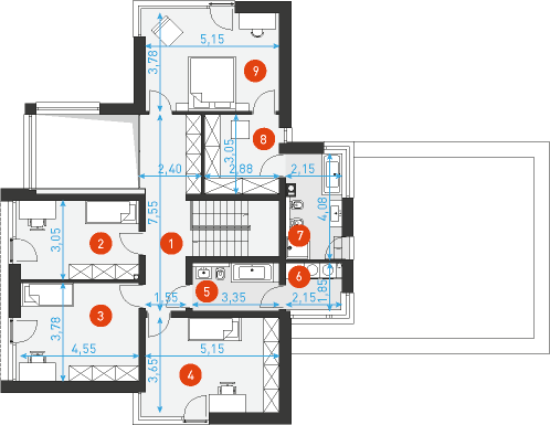 План этажа проект ОТКРЫТЫЙ 2