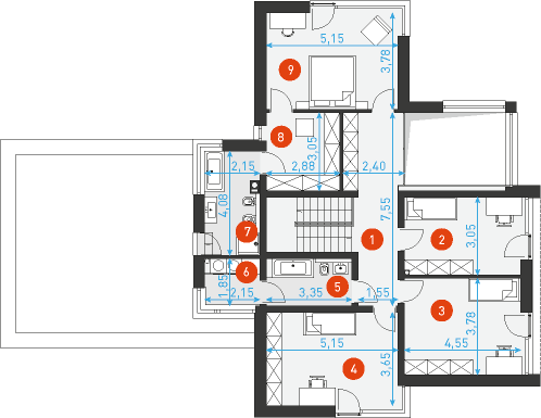 План этажа проект ОТКРЫТЫЙ 2