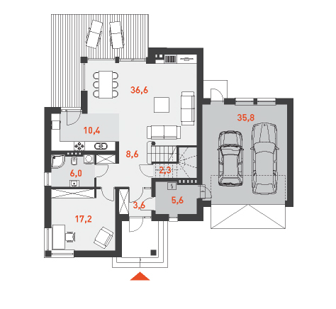 План этажа проект МАНЕРНЫЙ 1