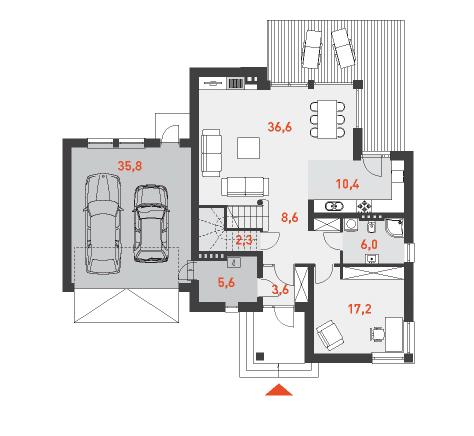 План этажа проект МАНЕРНЫЙ 1