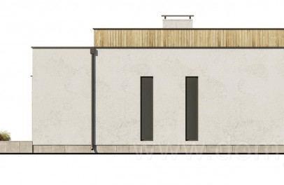 Проект одноэтажного плоской крышей АМИКА
