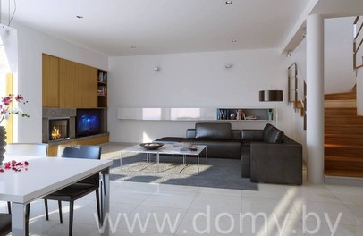 Проект небольшого двухэтажного дома МАНЕРНЫЙ 1